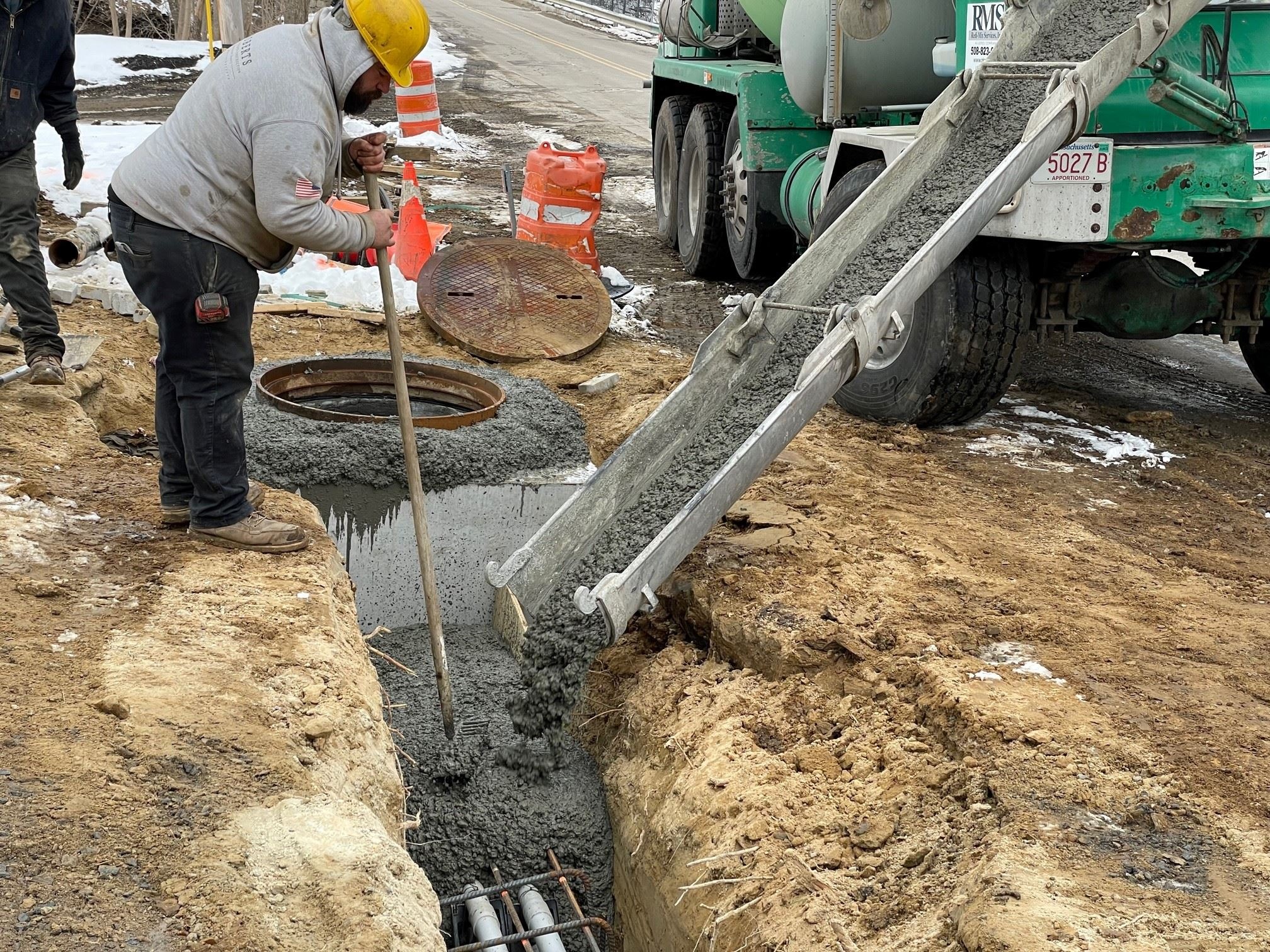 Installation of Fiber Optics Duct Bank and Electric Hand Hole